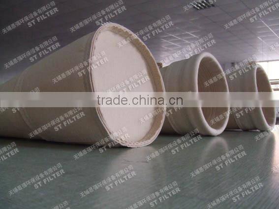 PI filter bag+PTFE foam coating