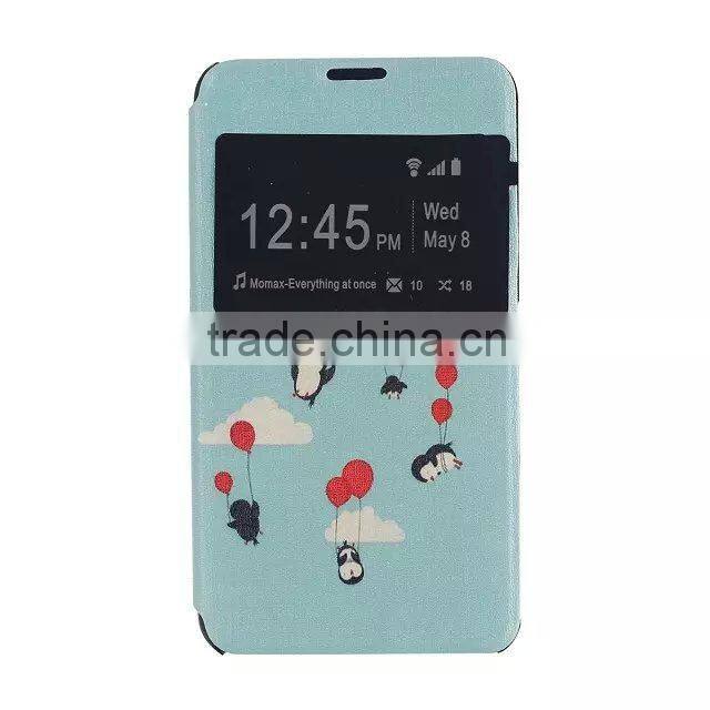 PU sublimation print custom cell phone case for SONY E4 edge