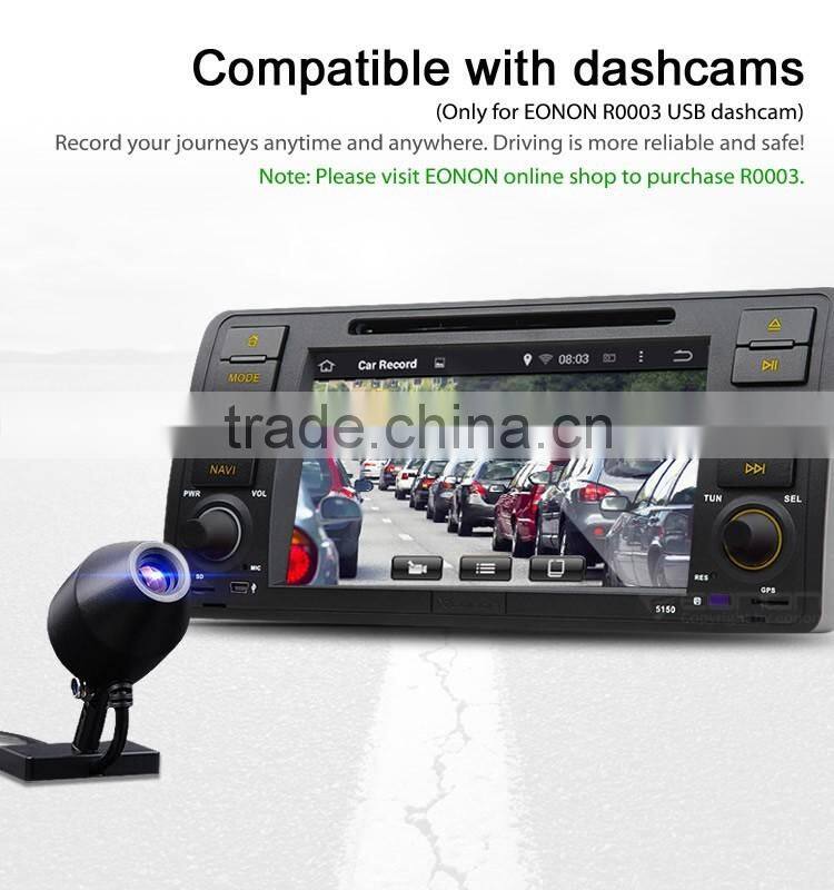 EONON GA5150F for BMW E46 Android 4.4.4 Quad-Core 7 inch Multimedia Car DVD GPS with Mutual Control Easy Connection