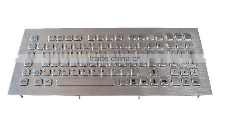 ruggedized with numeric Industrial Metal Keyboard