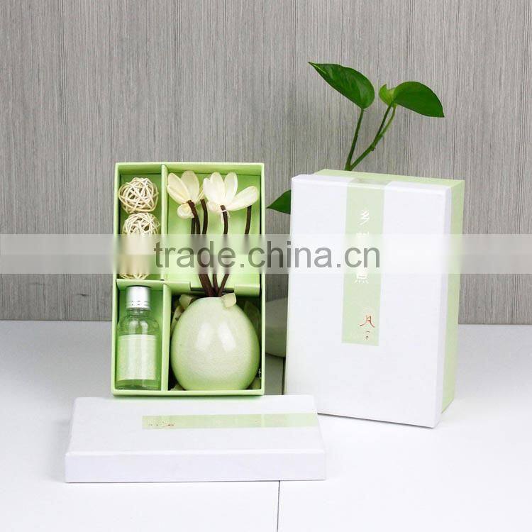 Reed sticks with sola flower bottle fragrance diffuser