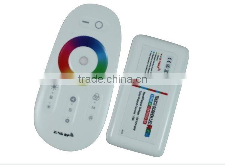 12V~24VDC 20~30m remotecontrol distance 2.4G RGB wireless touch controller/Dimmer for led light