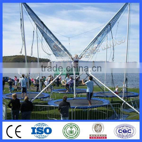 Outdoor carnival amusement equipment bungee trampoline