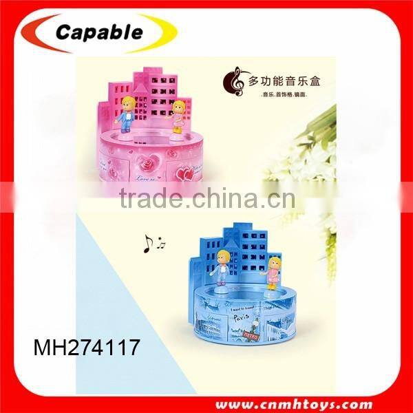 dressing table shaped wonderful life music box with custom music