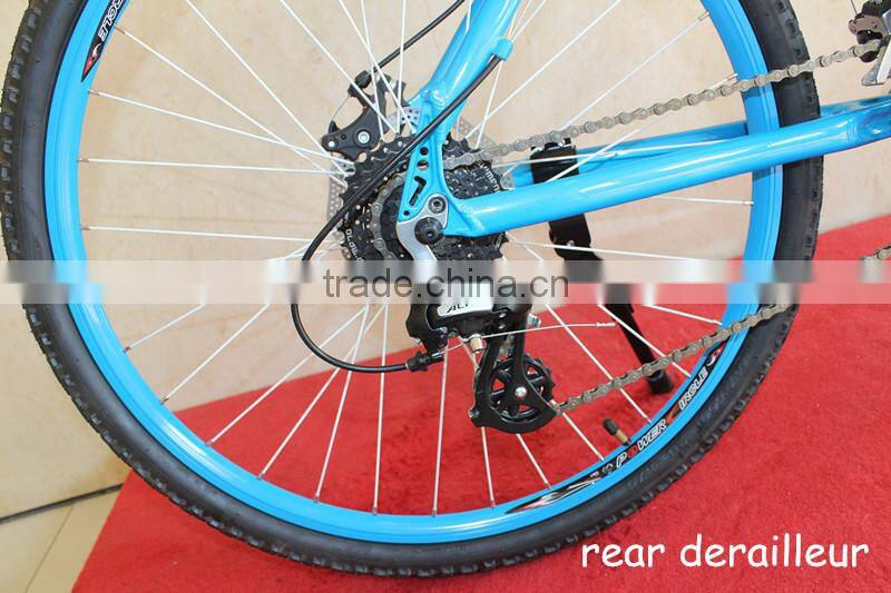 Lionhero fashionable blue 6061 aluminum alloy mountain bike, variable speed mountain bicycle