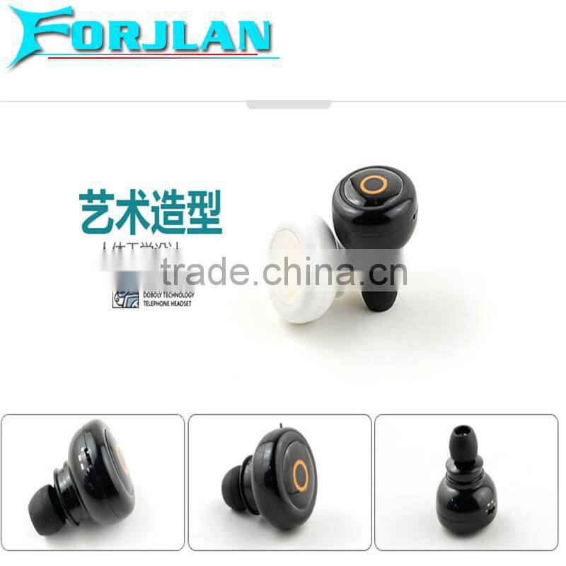 v4.0 super mini bluetooth earphone in-ear handfree bluetooth single earphone for driver