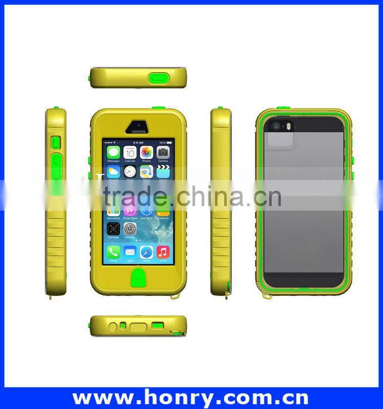 Latest colorful waterproof case with keybord for iphone 4, waterproof phone case