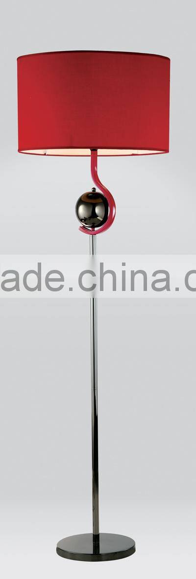 contemporary wrought iron floor lamp for hotel decoration