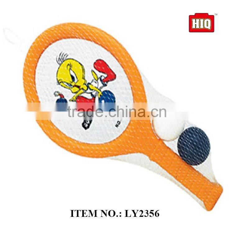 Summer children outdoor play plastic sport toys[ beach racket with ball