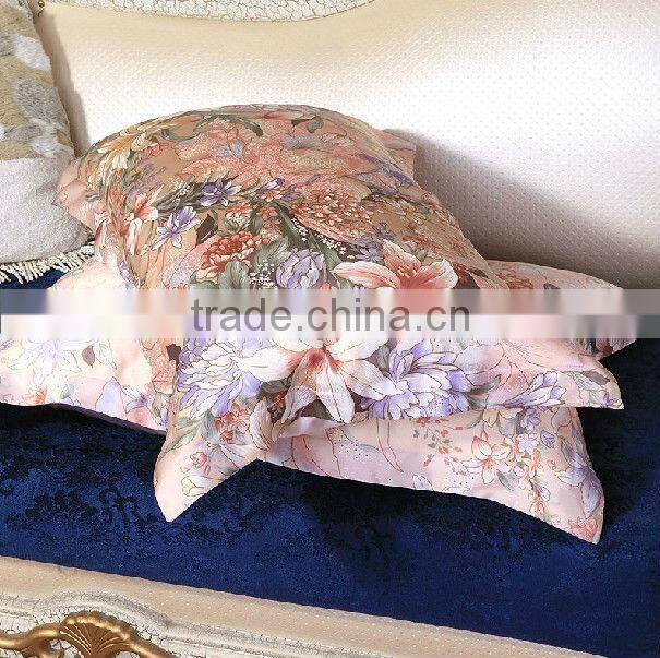 Luxury 100% Real Silk Printed Pillow Cases