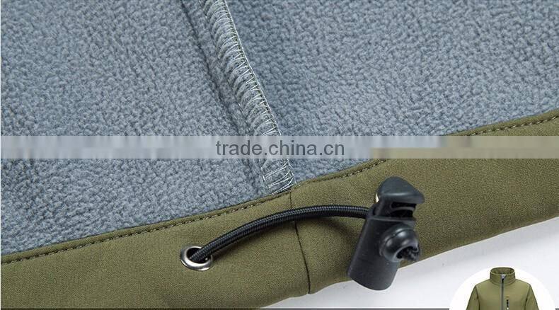 Custom Men Black Waterproof Softshell Climb Jacket