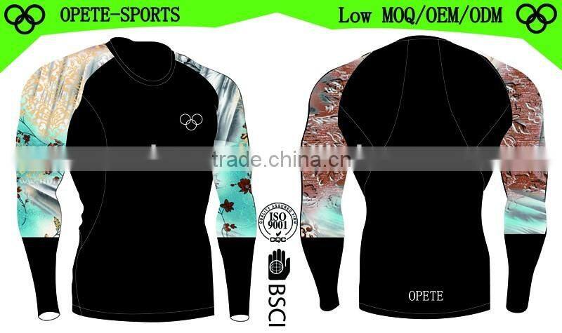 (Trade Assurance) customized Men Sportswear long sleeves Training & Jogging tights