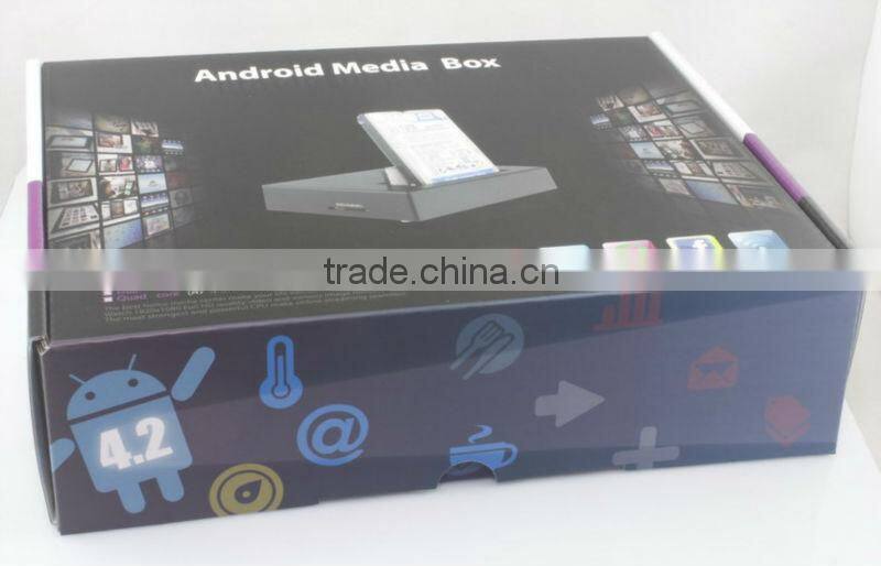 Full hd network media player , Supports Google TV Market, XBMC Miracast and DLNA