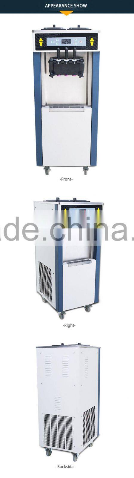 2016 best price pre-cooling soft ice cream cone making machine