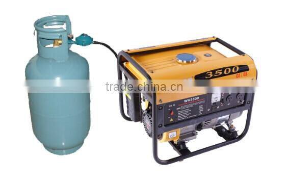 hot selling 3500 liquefied petroleum gas and gasoline generator 2.5kw WH3500 LPG