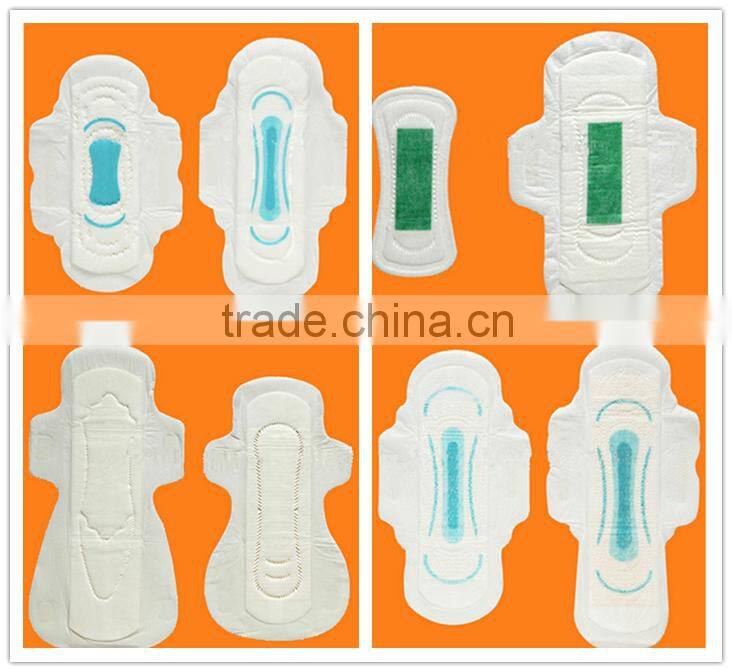 Frequency woman ultra thin horizontal sanitary napkin disposable machine