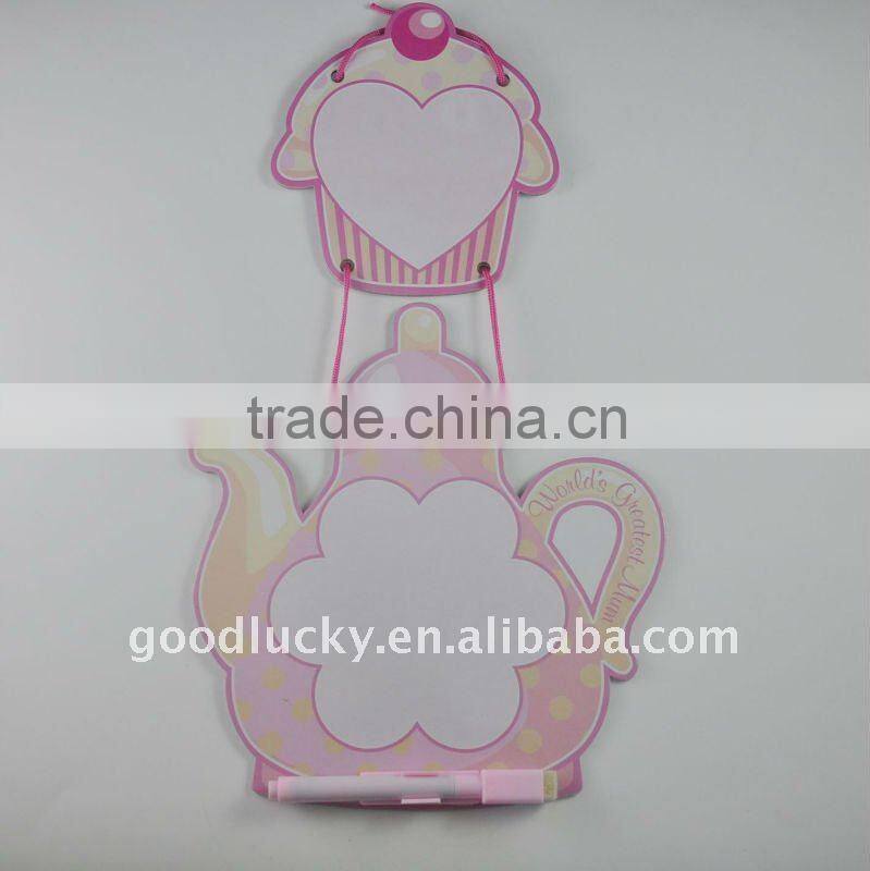 Calabash fashional gift cardboard white board