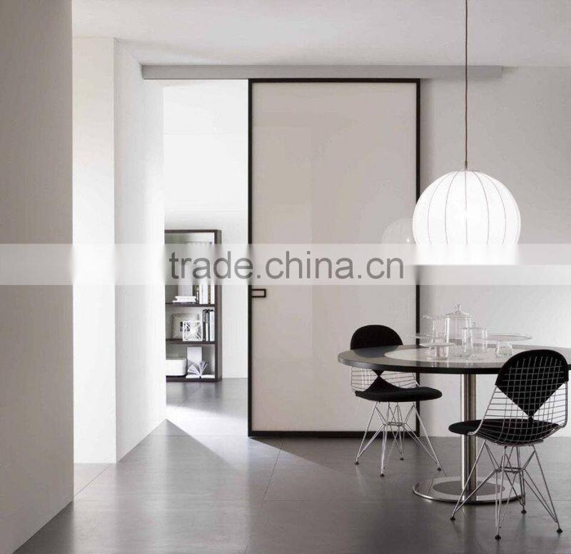 Contemporary White Wooden Sliding Door for Master Bedroom