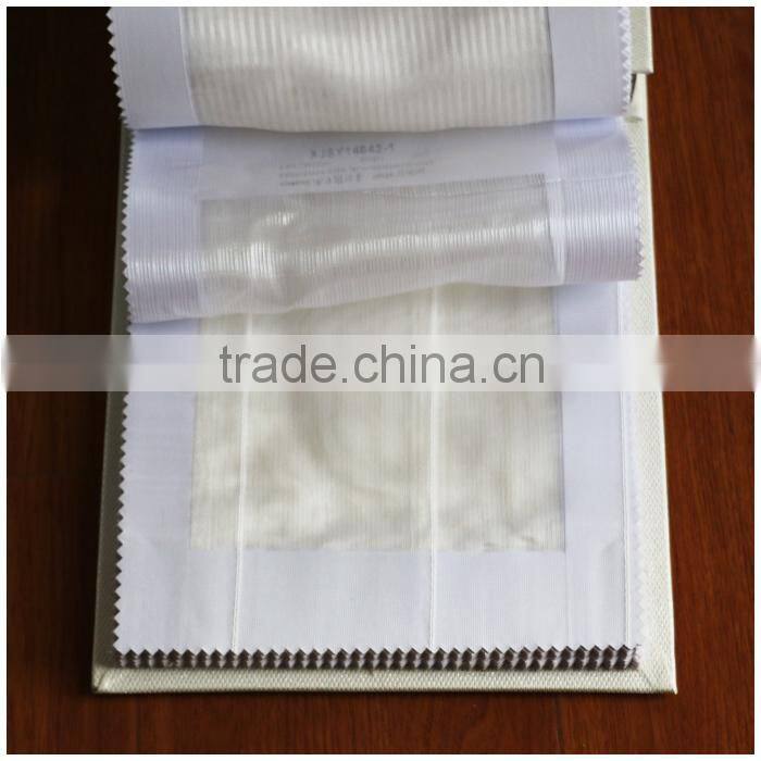 2015 High quanlity 100% polyester inherently flame retardant window sheer curtain