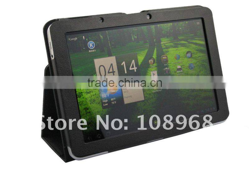 Stand leather case for Acer Iconia A700,free shipping,Black