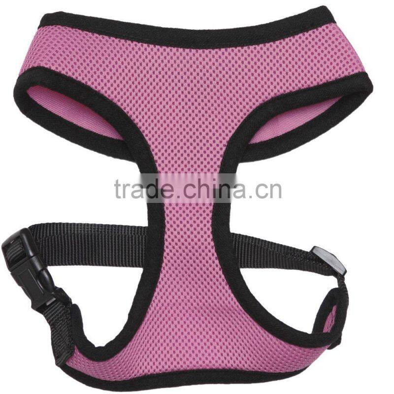 Dog Collar Harness Cat Pet Safe Control Easy Soft Walking no Pull Tug free