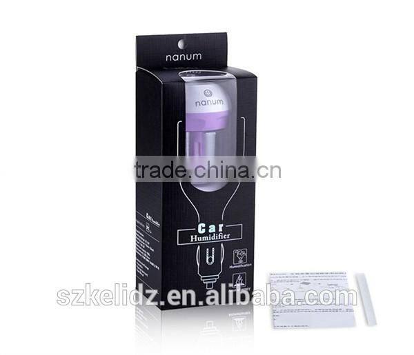 Mini Car Charger Humidifier, Air Purifier Humidifier Aromatherapy Car Supplies