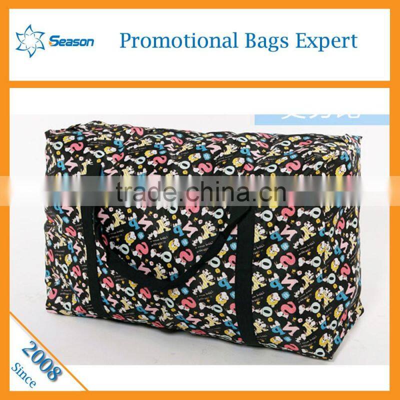 Wholesale china custom printed polyester quilt packaging bag