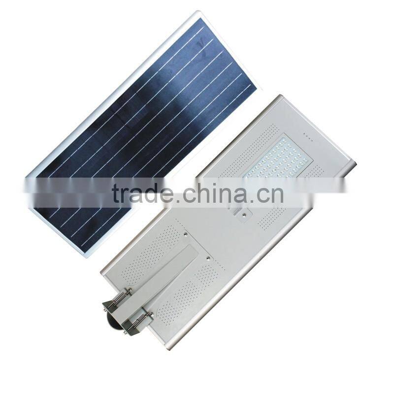 Monocrystaline silicon integrated 100w solar street light