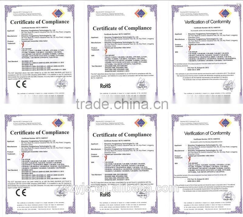 Long range 2.4G 3W audio video wireless transmitter for cctv camera