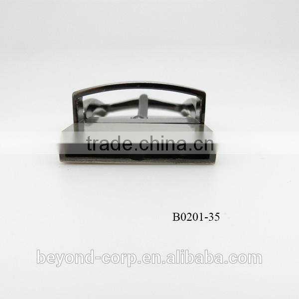 Custom reversible double-faced pins buckle screw fixed belt buckle made in china