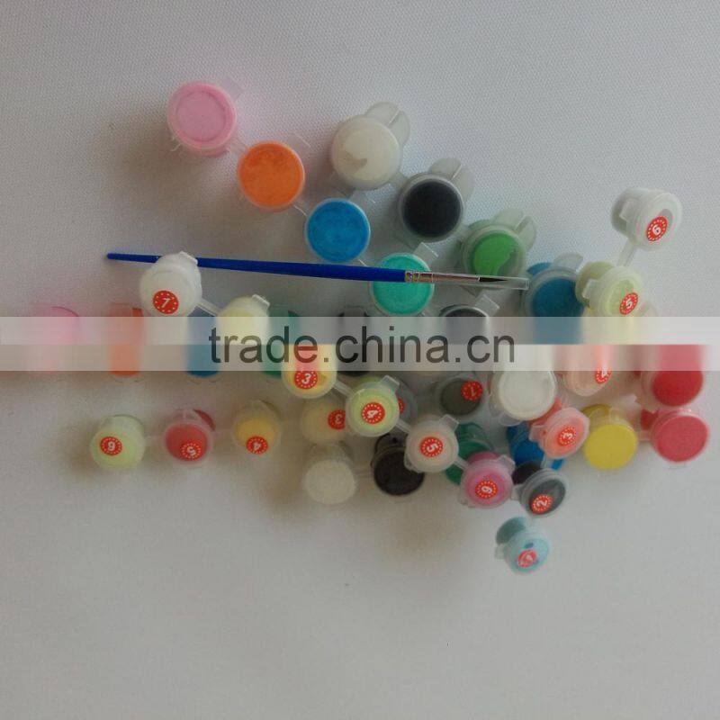 wholesale acrylic paint/5ml 4-strip Pots finger color