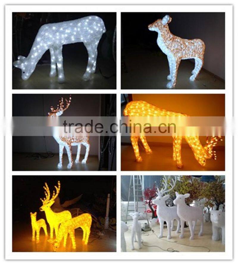 Holiday time deer christmas decoration good christmas reindeer christmas deer yard decorations with high quality