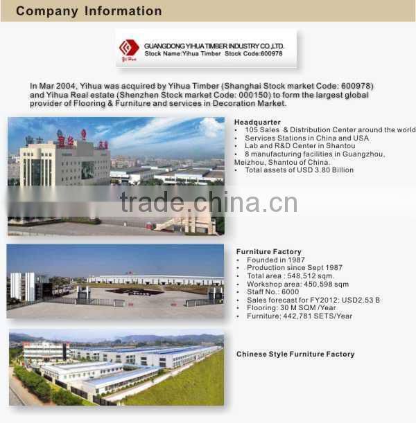 Yihua Hailey Antique Ash Wood Furniture Bed Set