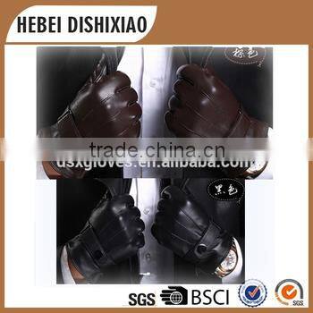 Europe Design Mens Nappa Leather Gloves Mens Soft Leather Gloves For Winter