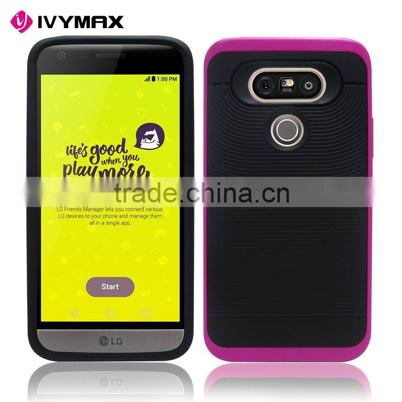 Low price china mobile phone 2 in 1 slim tpu&pc case cover for LG G5 cell covers