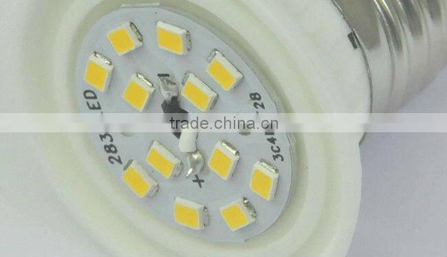 Ceramic LED Bulb 3W, 270lm, E24/E14 Base, AC 85-265V Input, Ceramic+ Glass Housing, CE Rohs Approved, 3 Years Warranty