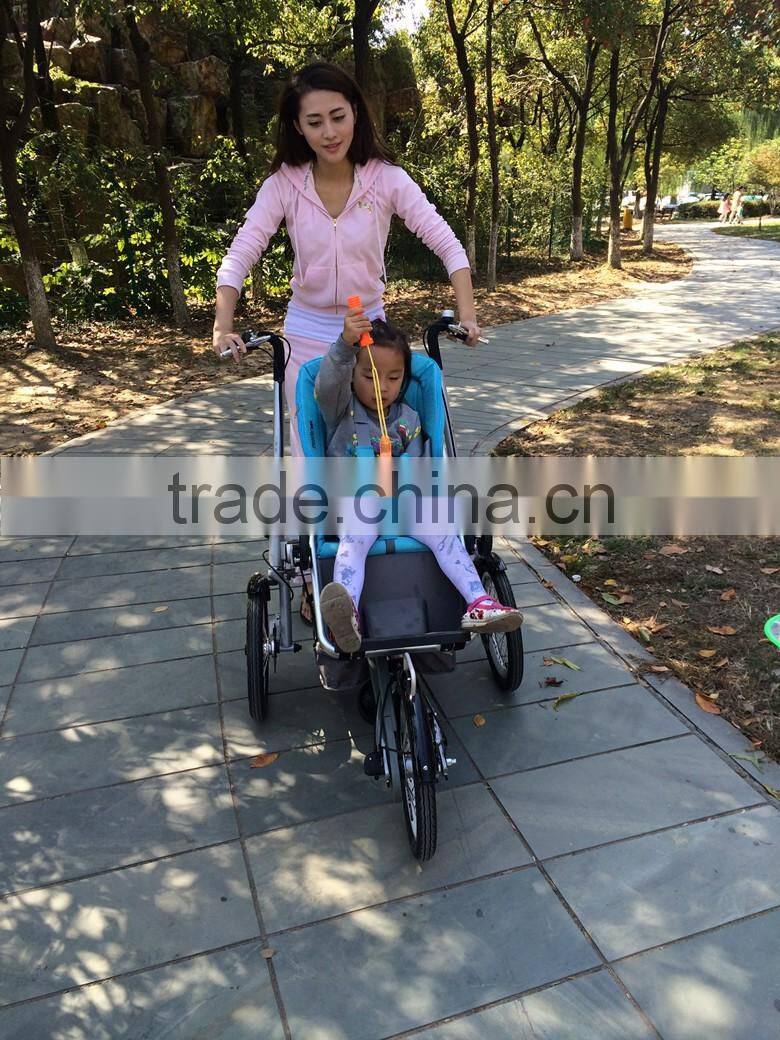 2016 hot baby products mother and baby stroller bike with big wheels