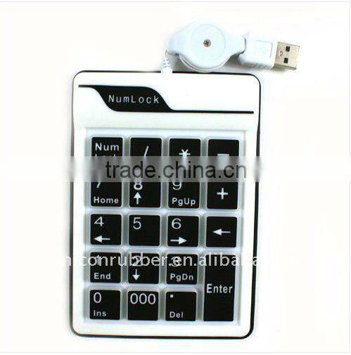 18 keys silicone mini numberic keyboard