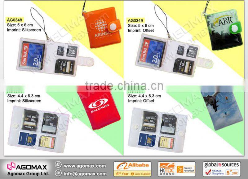 Factory direct sell durable plastic memory card holder