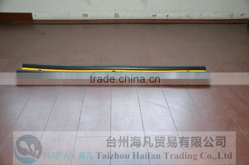 durable customized wheel chock rubber wheel stopper/car parking stoppers , made of synthetic rubbe/hot sale rubber car stopper