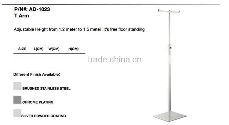 Floor Standing Flexible Arm Hanging Bag Display Stand