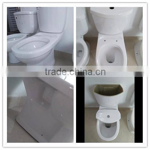 bathroom wc toilet bowl two piece toilets ceramic washdown Strap Ptrap toilet with basin colorful toilet Sri Lanka market Y805