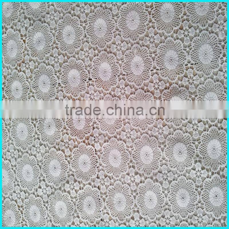 floral african lace fabrics for wedding dress