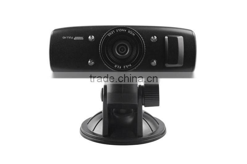 1080P .Eroda vehicle driving video recorder,HD Dual lens Camera Car DVR with GPS and 3D G-Sensor