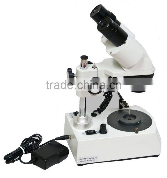 Humanized design Gem Jewelry Microscope FGM-U1-19with dual power supply system