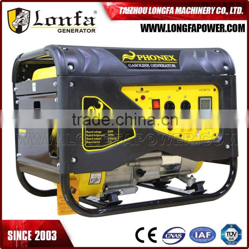 China Supplier 5KW 6.5KVA Silent Gasoline Generator for Sale
