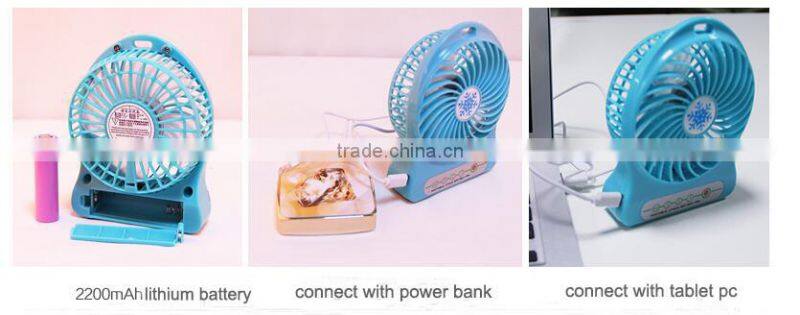 Mini Portable USB Desktop Cooling Desk Fan Computer Laptop Quiet Fan