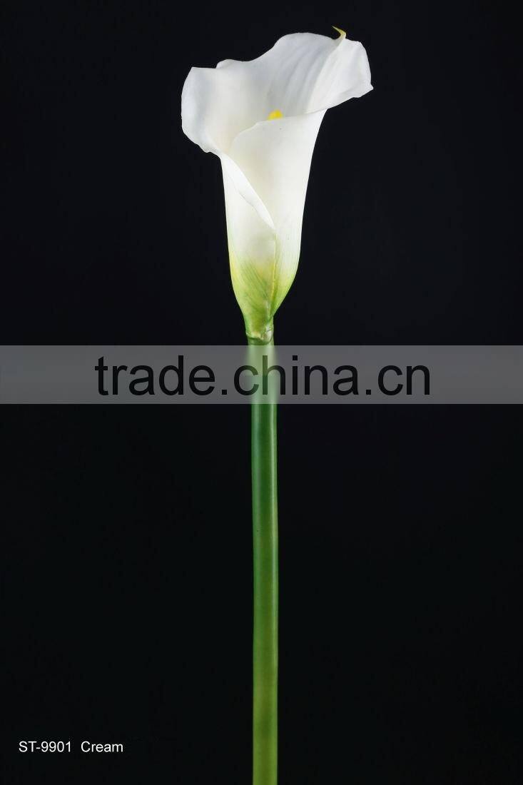 64 cm PVC Real Touch Calla Lily Spray Artificial Flower