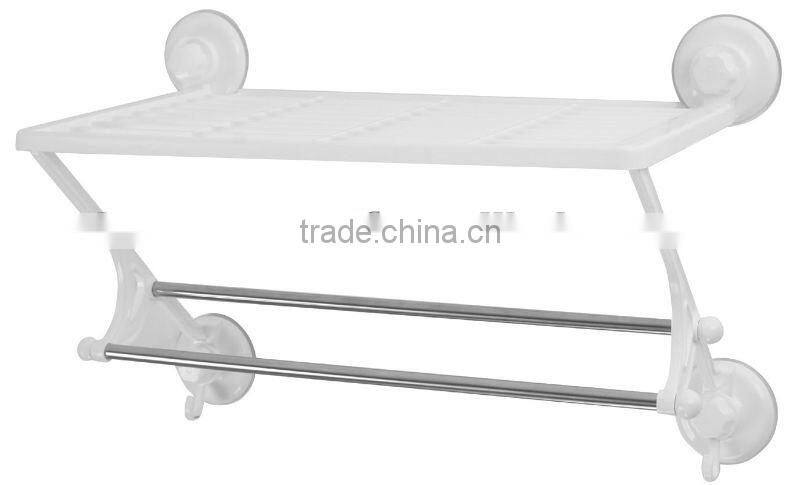 multifuction PP +steel stainless bathroom shelf