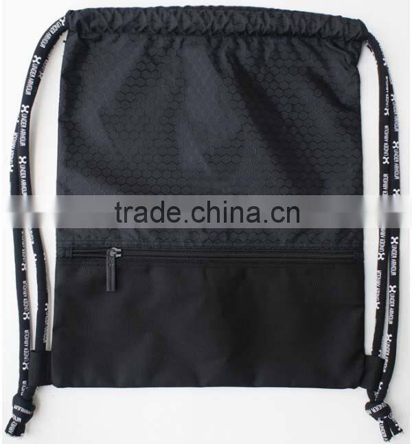 cheap nylon mesh cute drawstring backpack bag